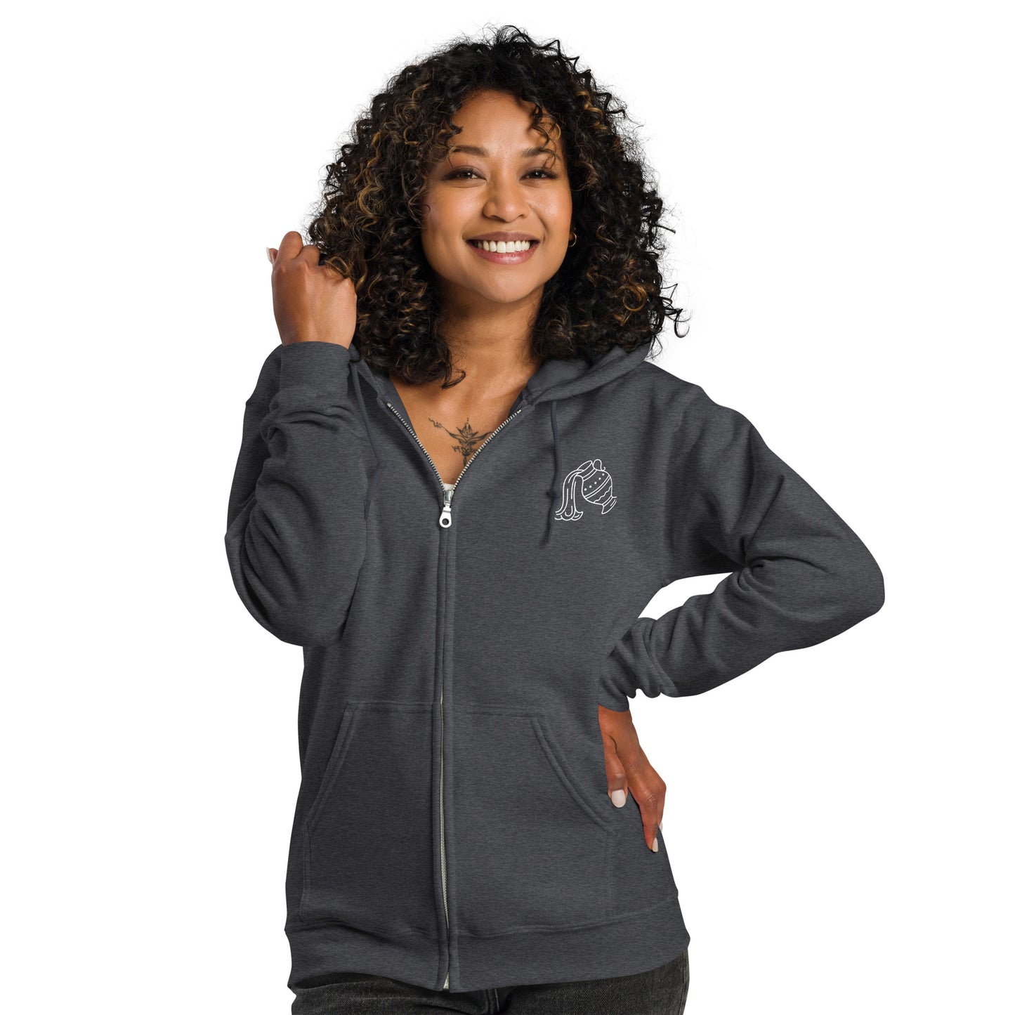 “Aquarius Babe” Unisex Zip Hoodie