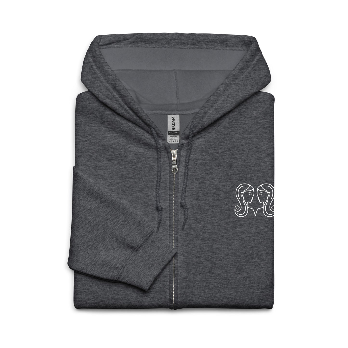 “Gemini Babe” Unisex Zip Hoodie