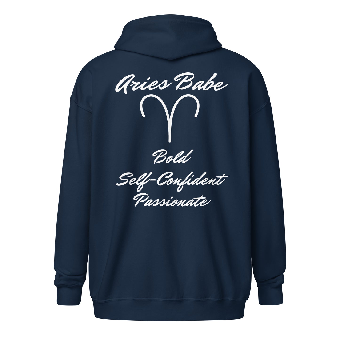 “Aries Babe” Unisex Zip Hoodie