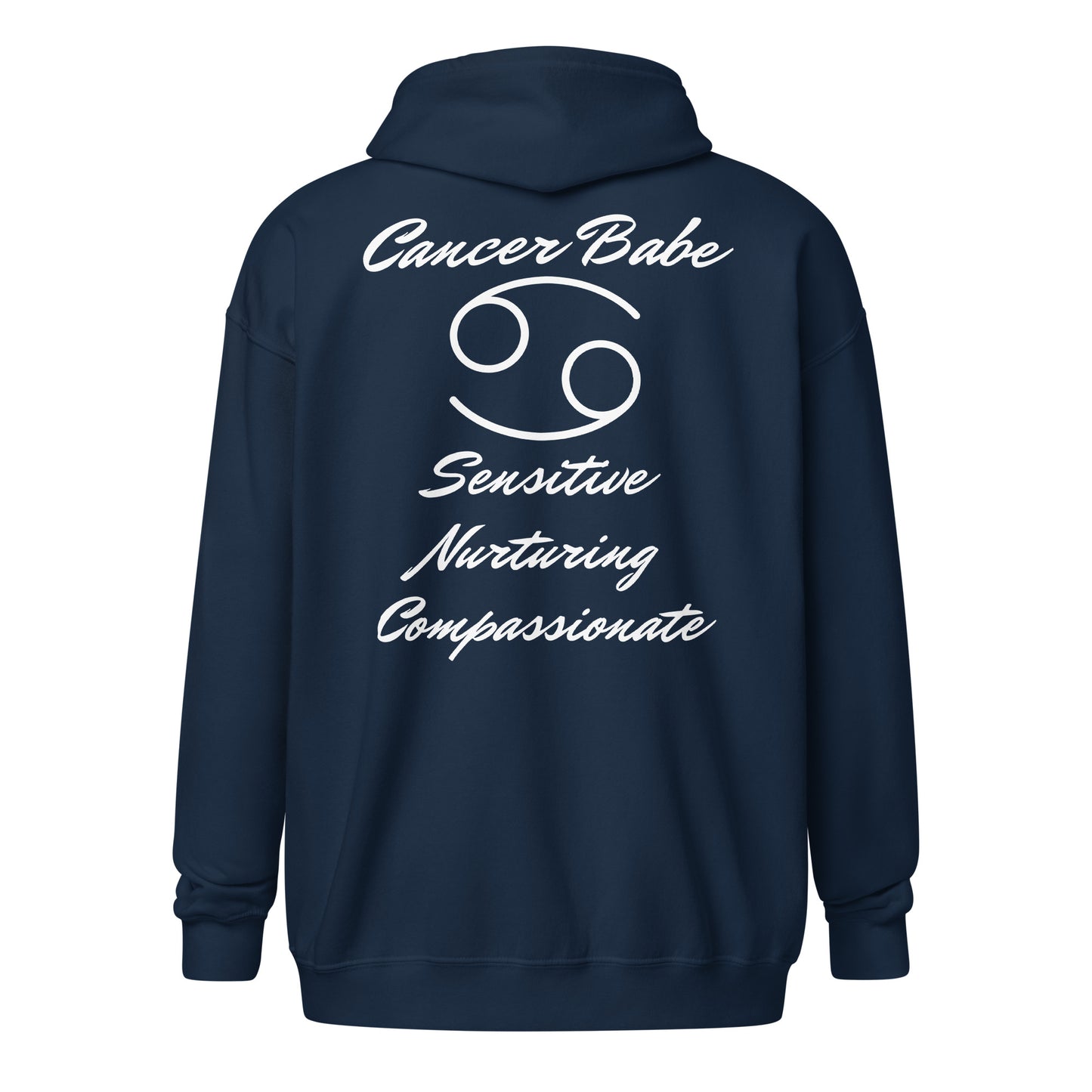 “Cancer Babe” Unisex Zip Hoodie
