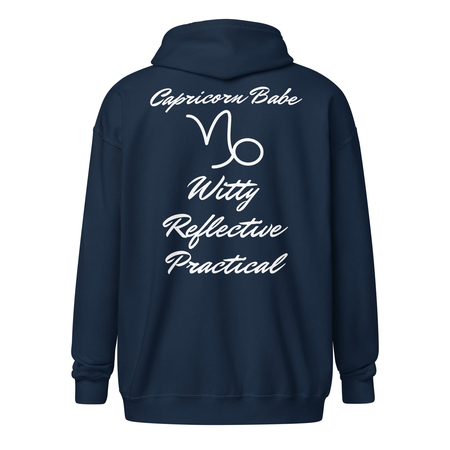 “Capricorn Babe” Unisex Zip Hoodie