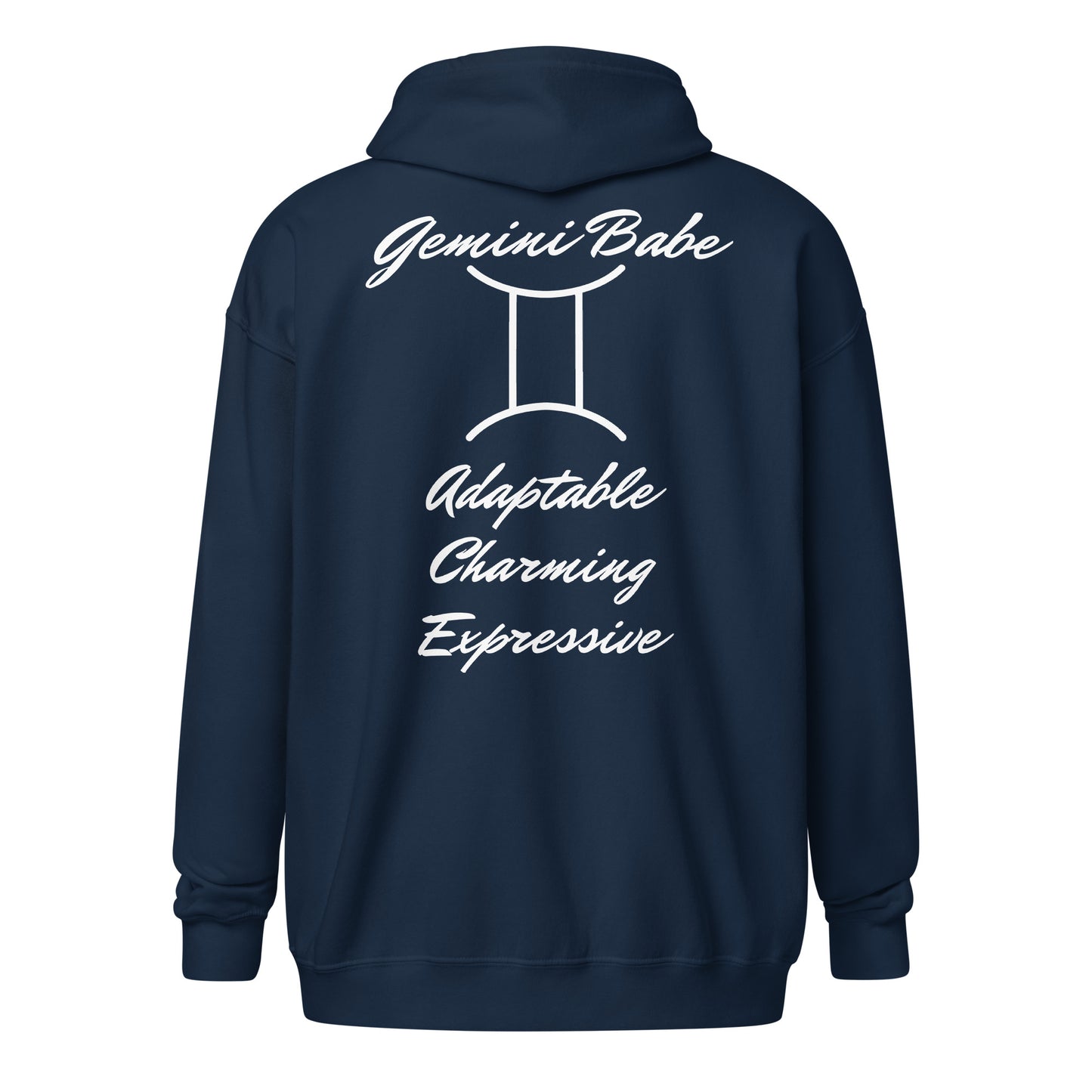 “Gemini Babe” Unisex Zip Hoodie