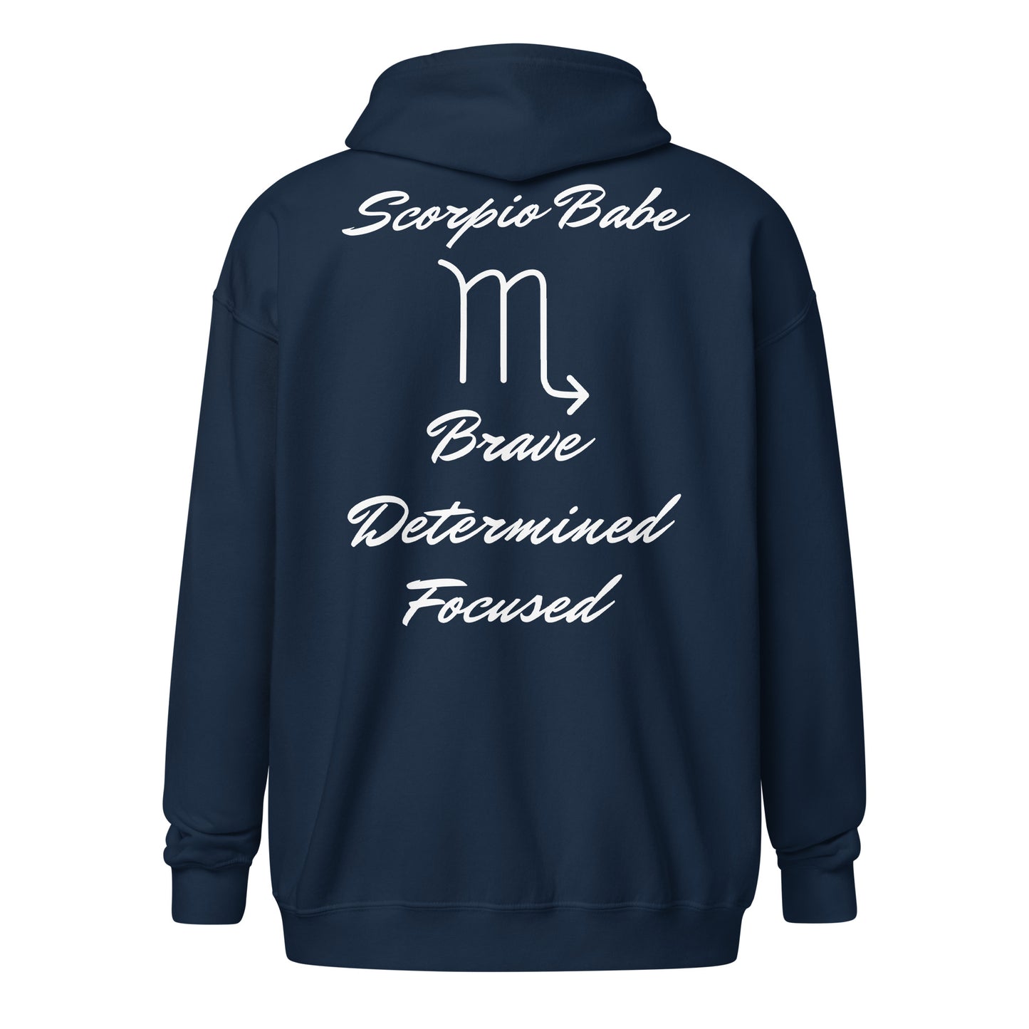 “Scorpio Babe” Unisex Zip Hoodie