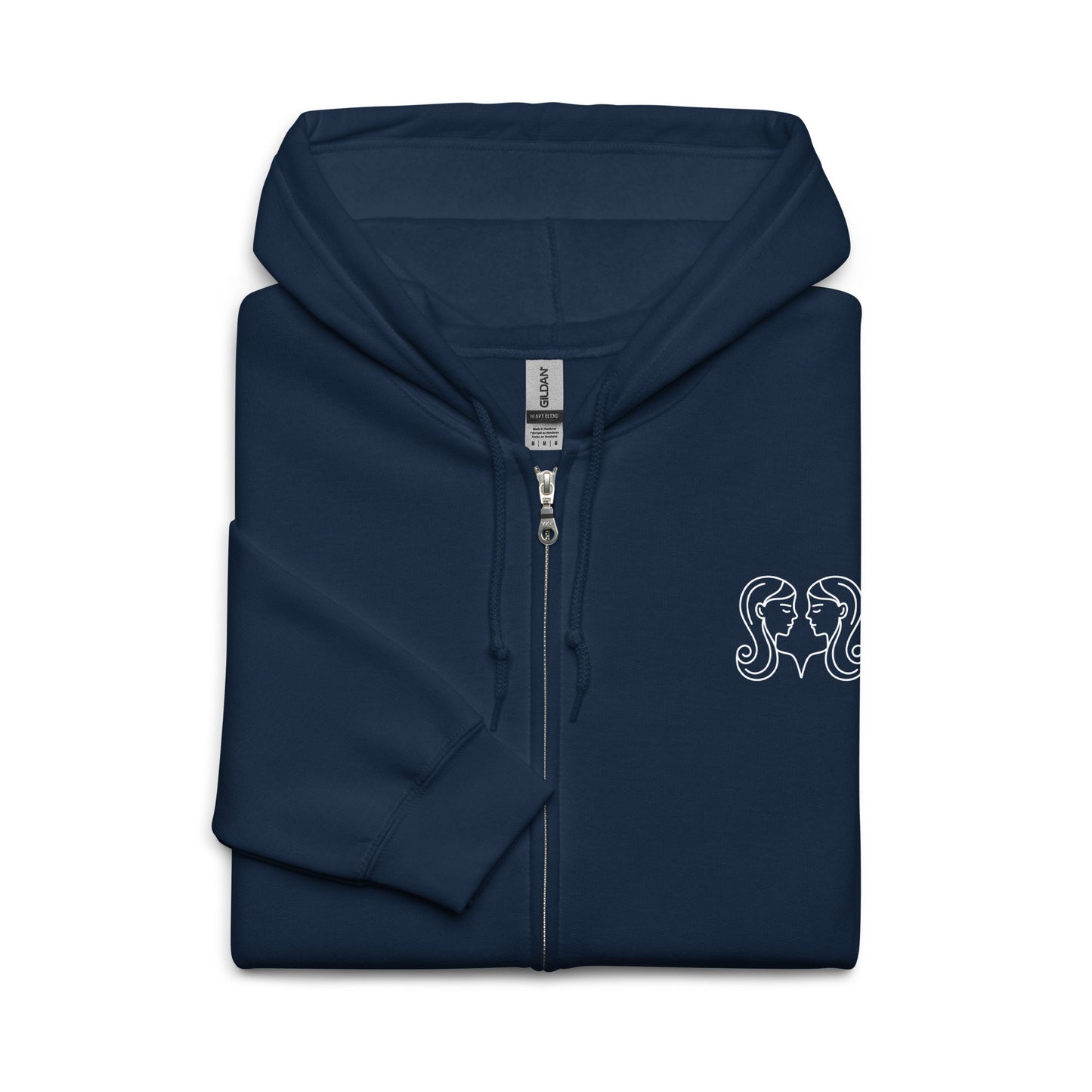 “Gemini Babe” Unisex Zip Hoodie