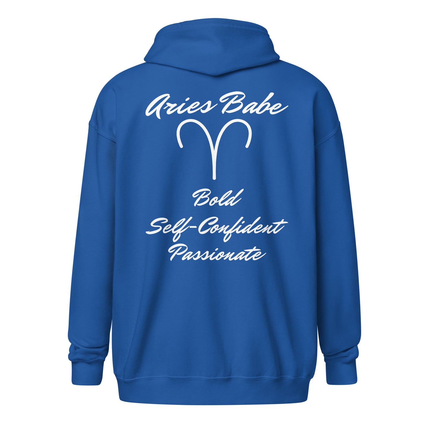 “Aries Babe” Unisex Zip Hoodie