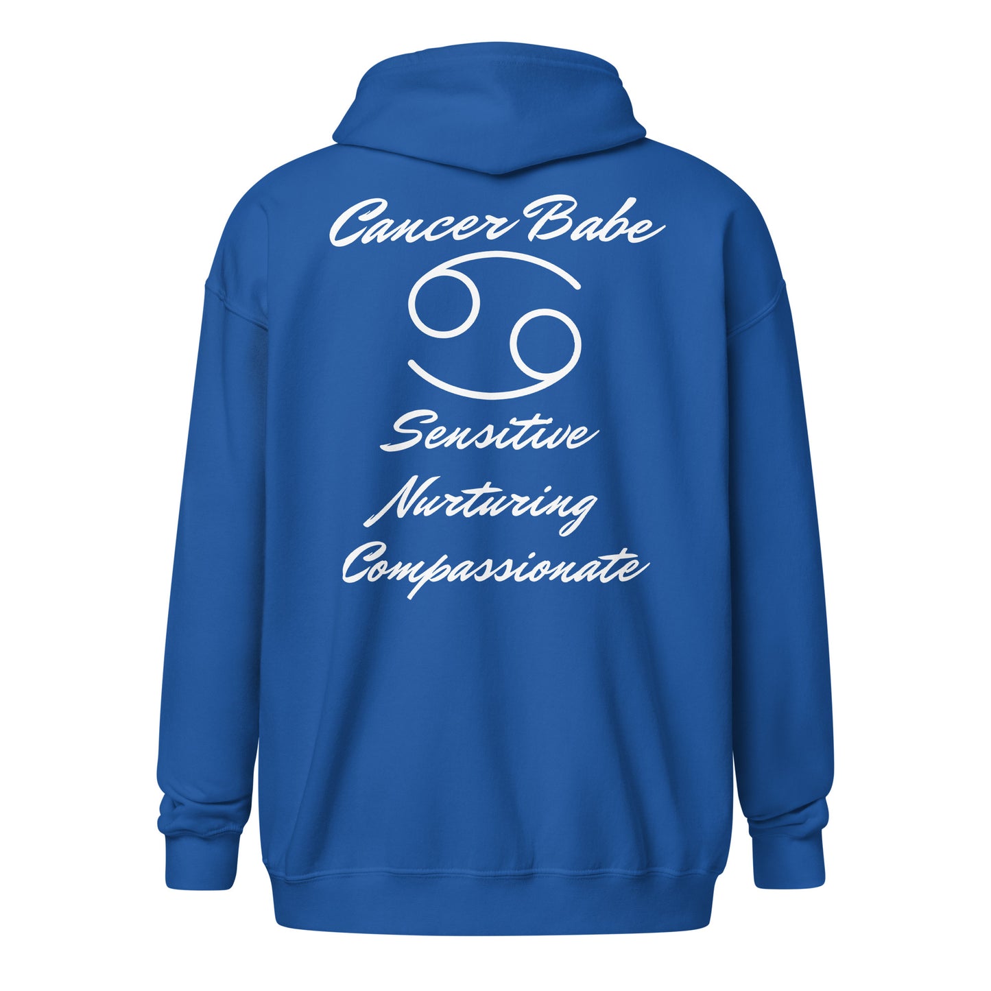 “Cancer Babe” Unisex Zip Hoodie