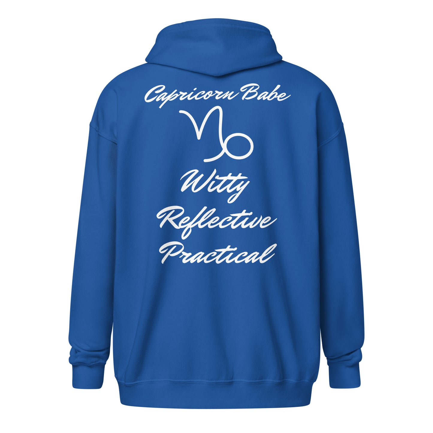 “Capricorn Babe” Unisex Zip Hoodie