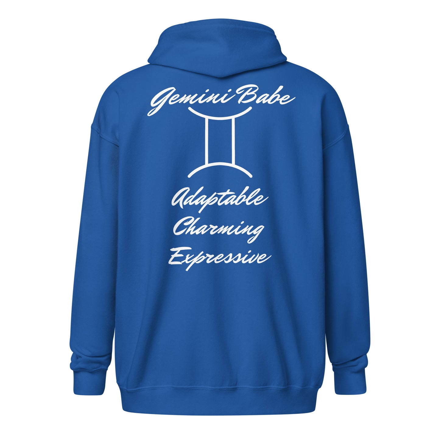 “Gemini Babe” Unisex Zip Hoodie