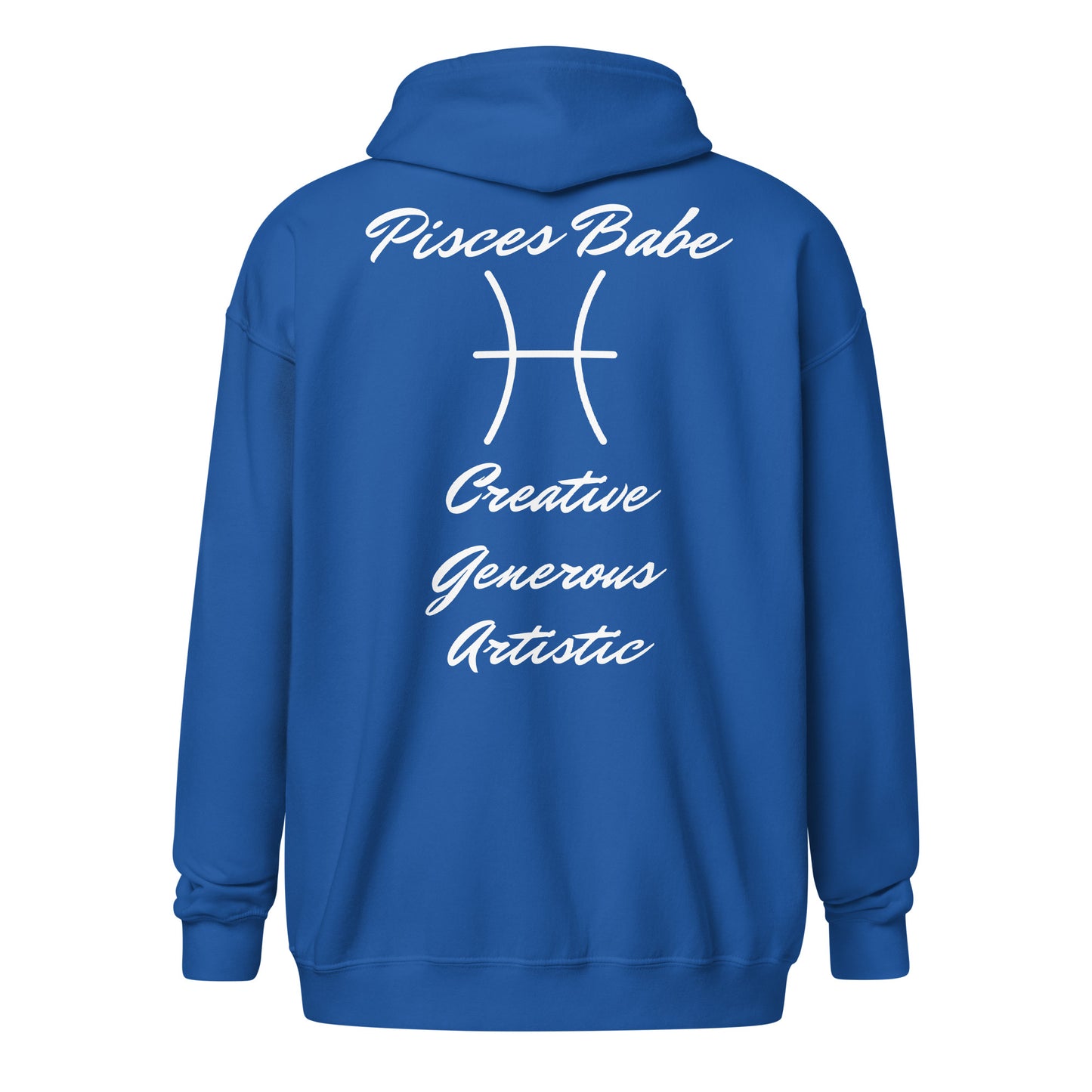 “Pisces Babe” Unisex Zip Hoodie