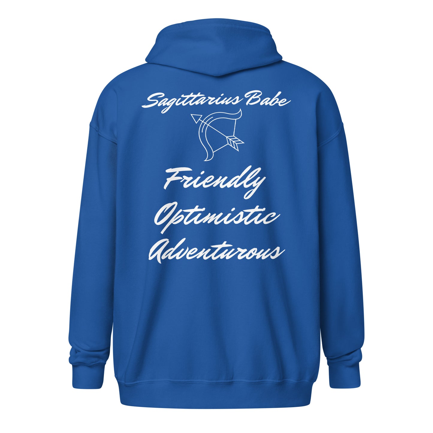 “Sagittarius Babe” Unisex Zip Hoodie
