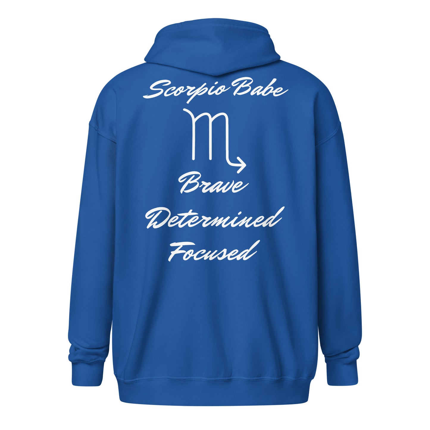 “Scorpio Babe” Unisex Zip Hoodie