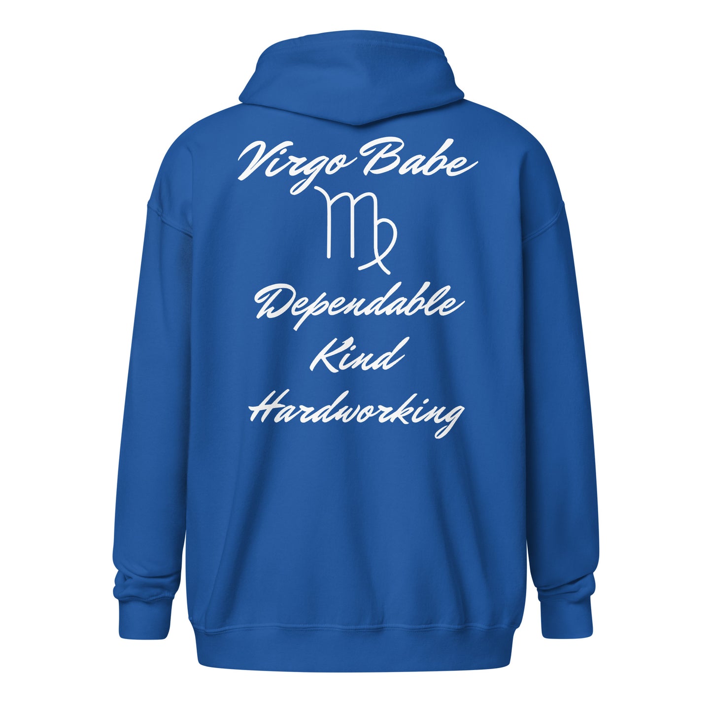 “Virgo Babe” Unisex Zip Hoodie
