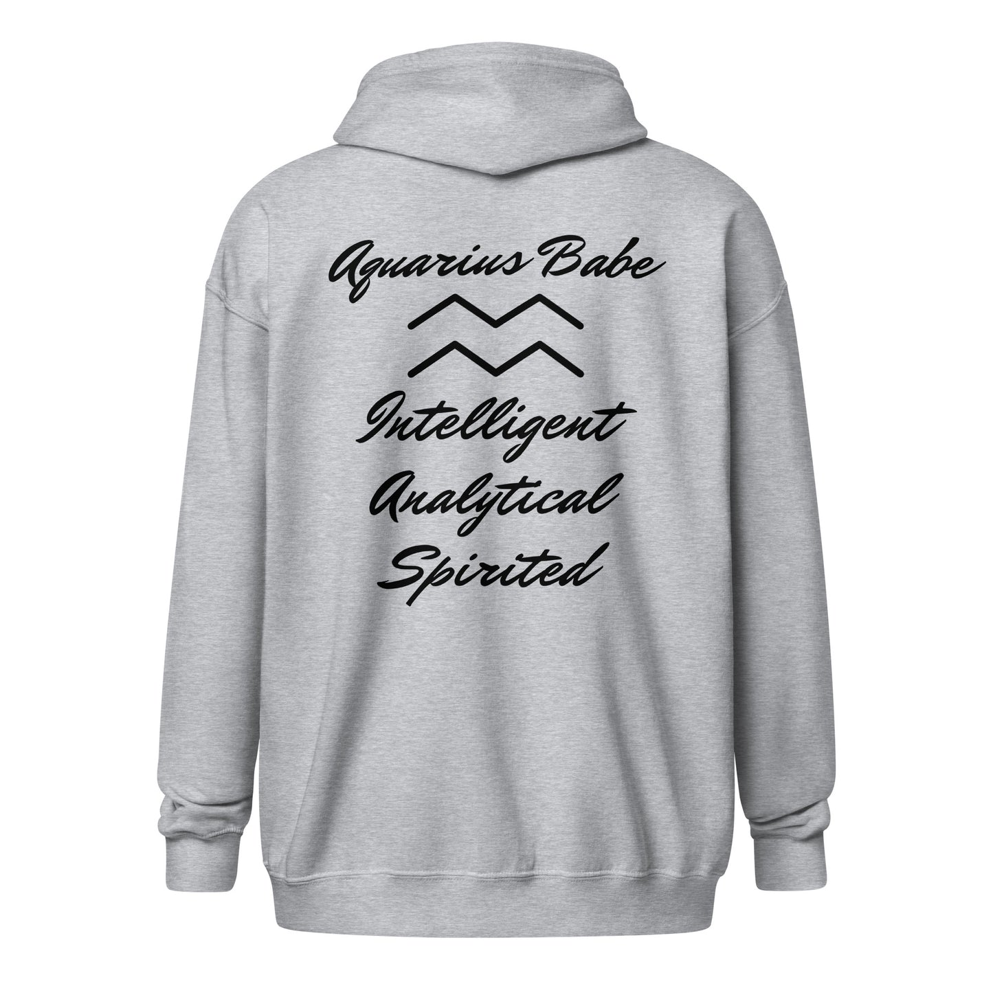 “Aquarius Babe” Unisex Zip Hoodie