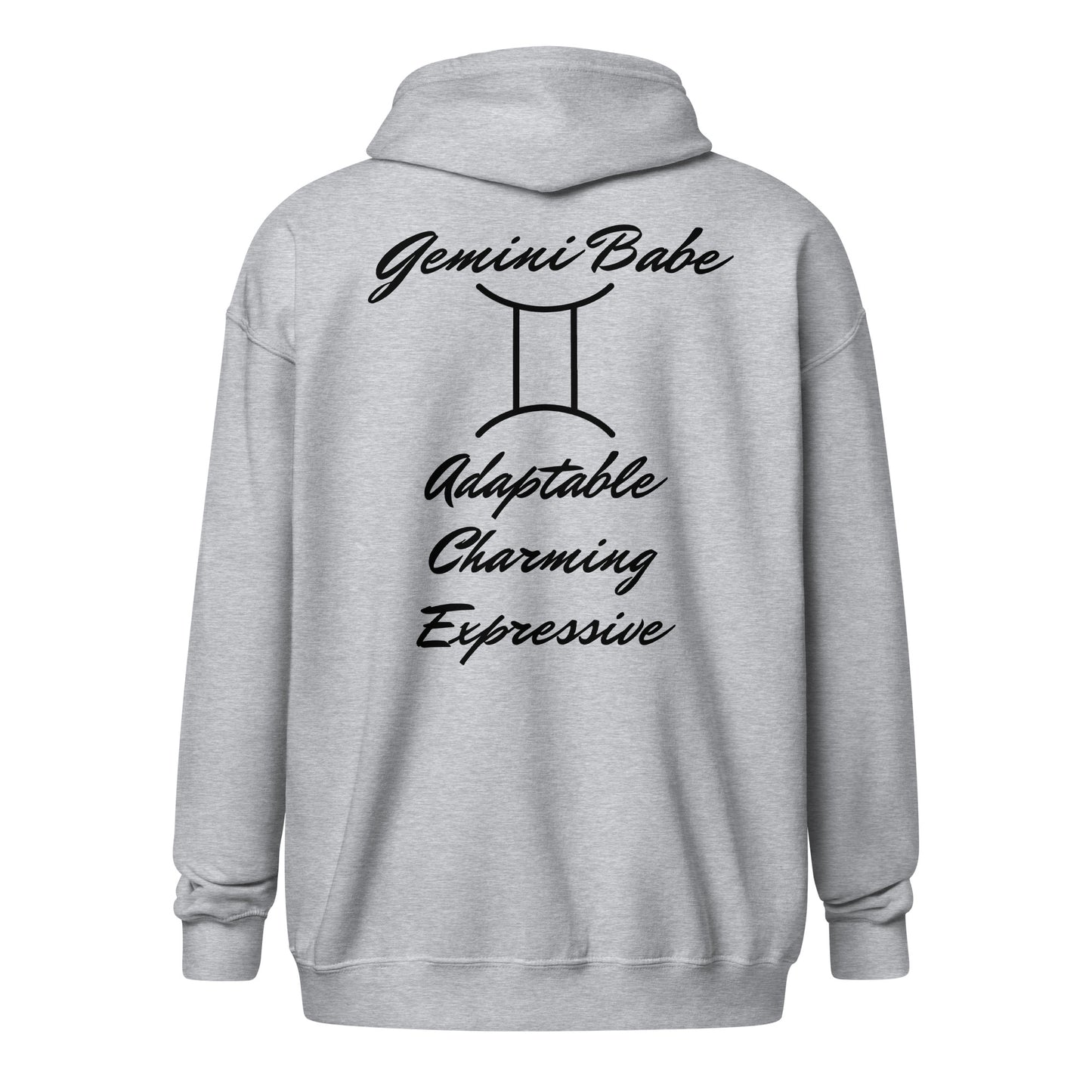“Gemini Babe” Unisex Zip Hoodie