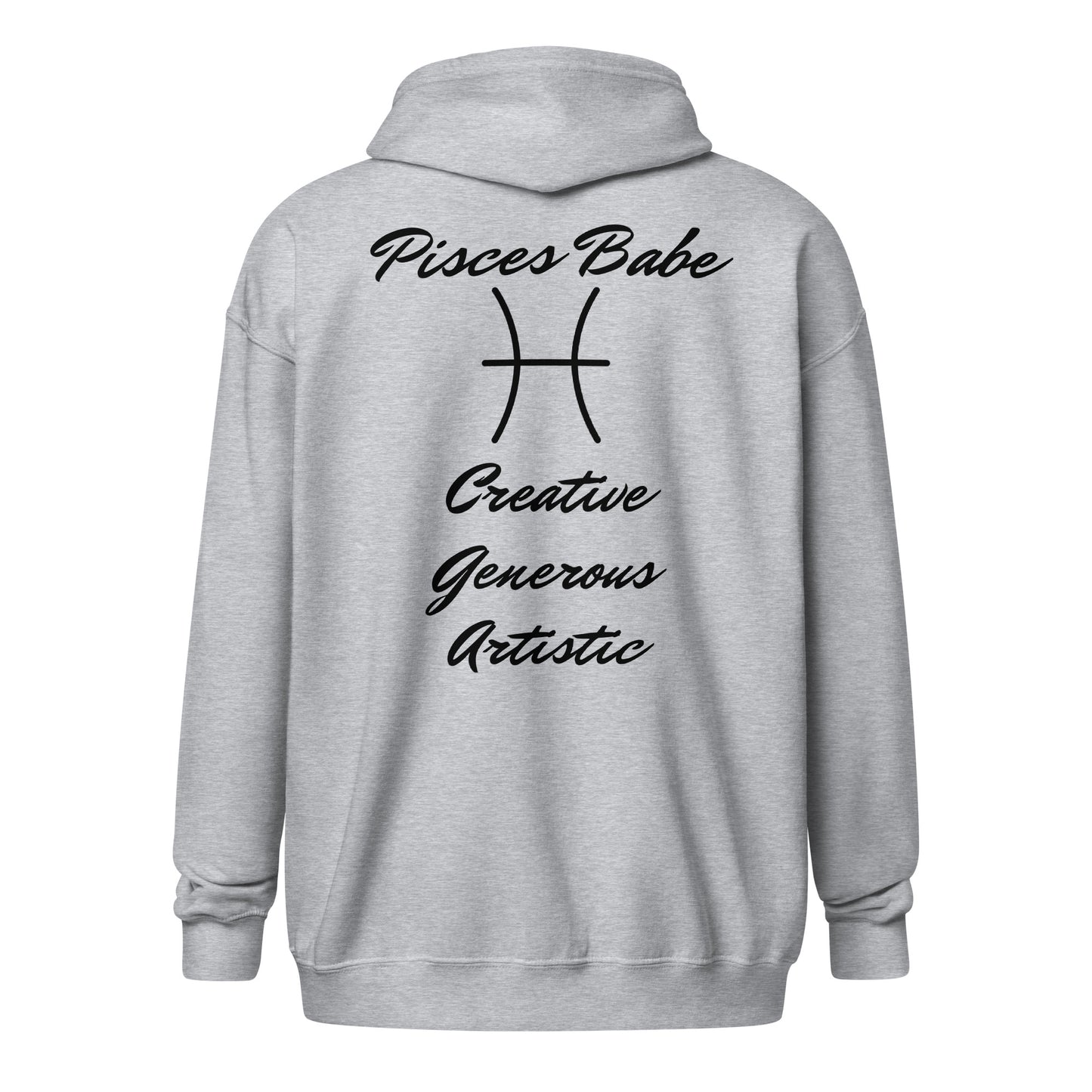 “Pisces Babe” Unisex Zip Hoodie