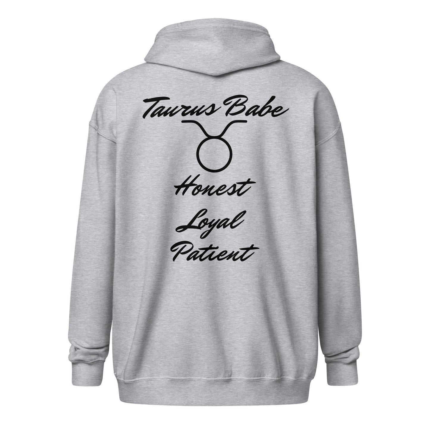 “Taurus Babe” Unisex Zip Hoodie