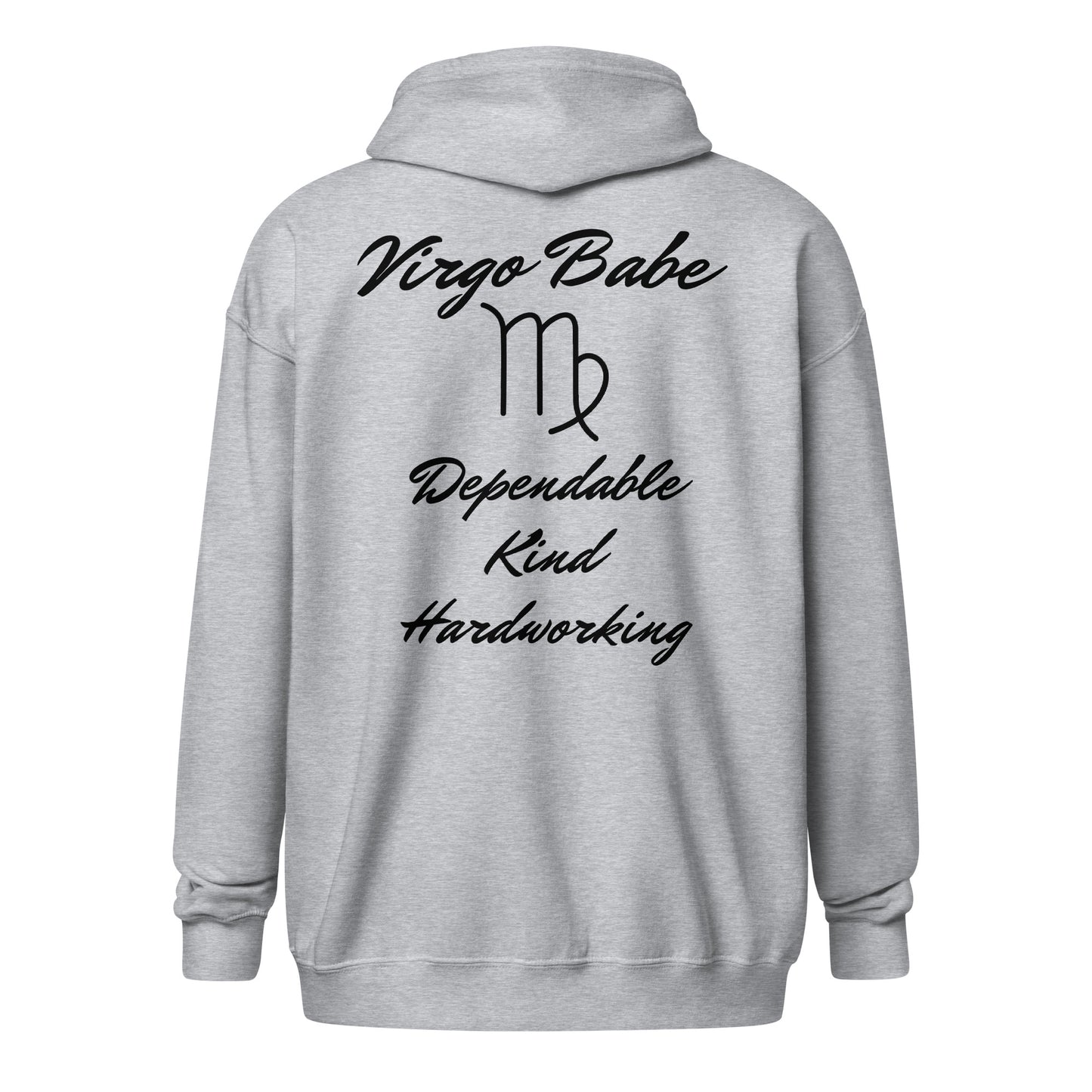 “Virgo Babe” Unisex Zip Hoodie