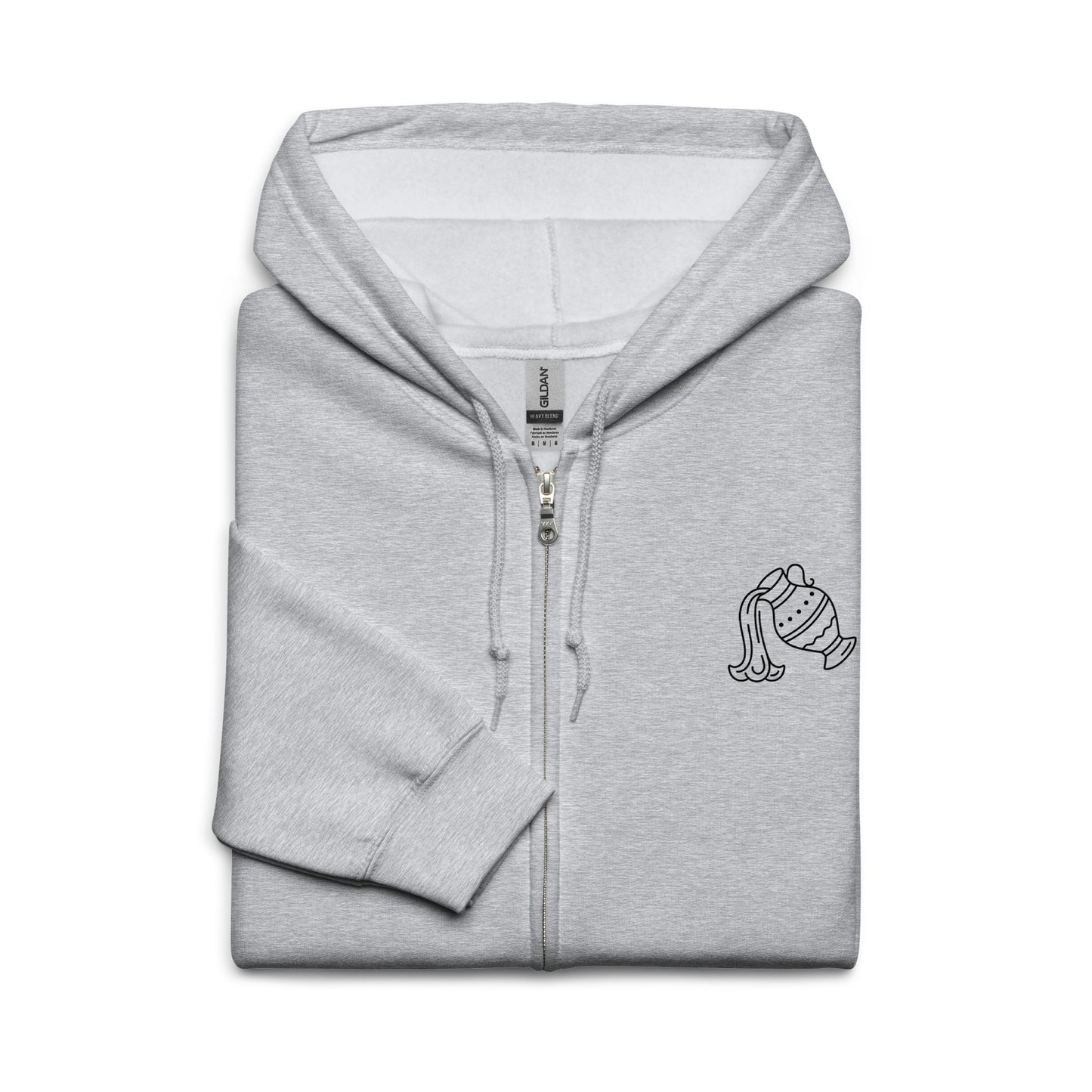 “Aquarius Babe” Unisex Zip Hoodie