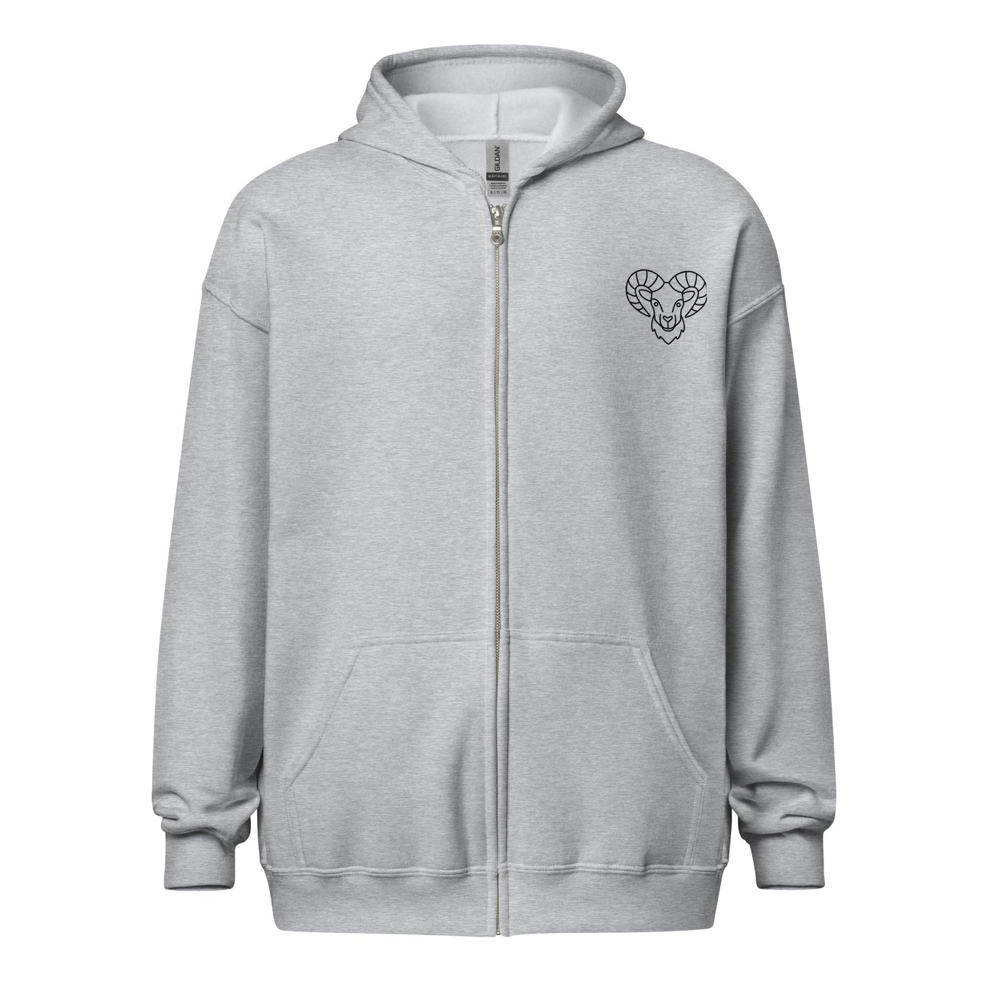 “Aries Babe” Unisex Zip Hoodie