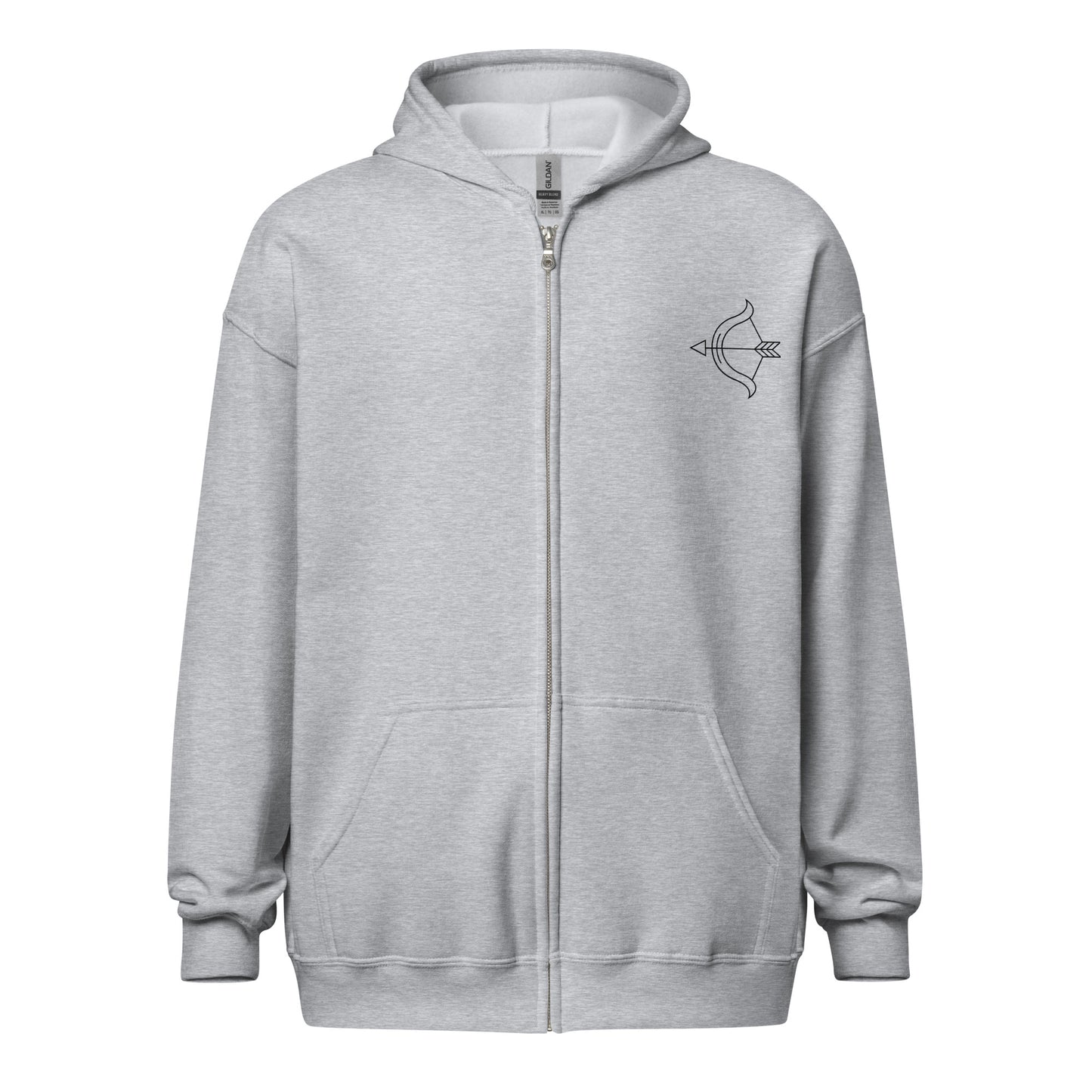 “Sagittarius Babe” Unisex Zip Hoodie