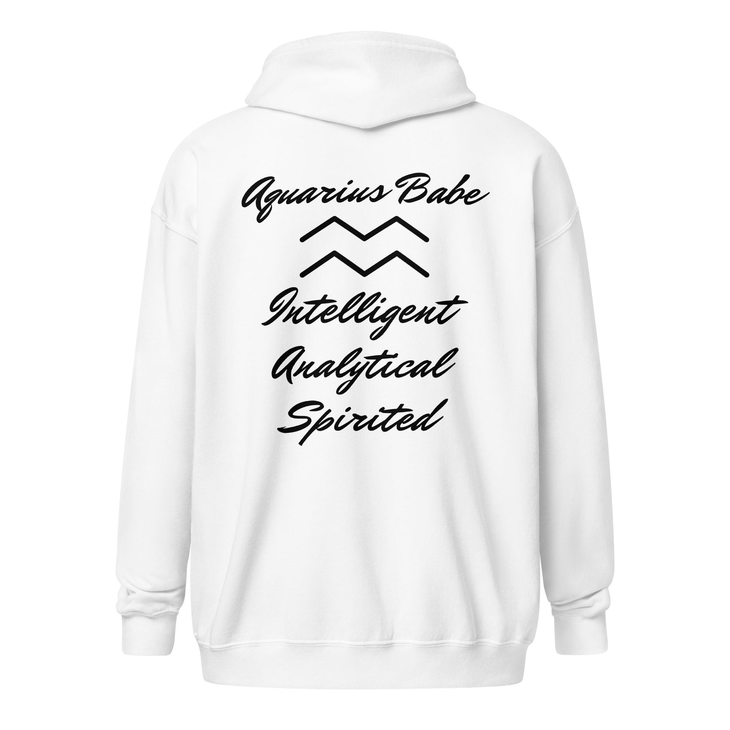 “Aquarius Babe” Unisex Zip Hoodie
