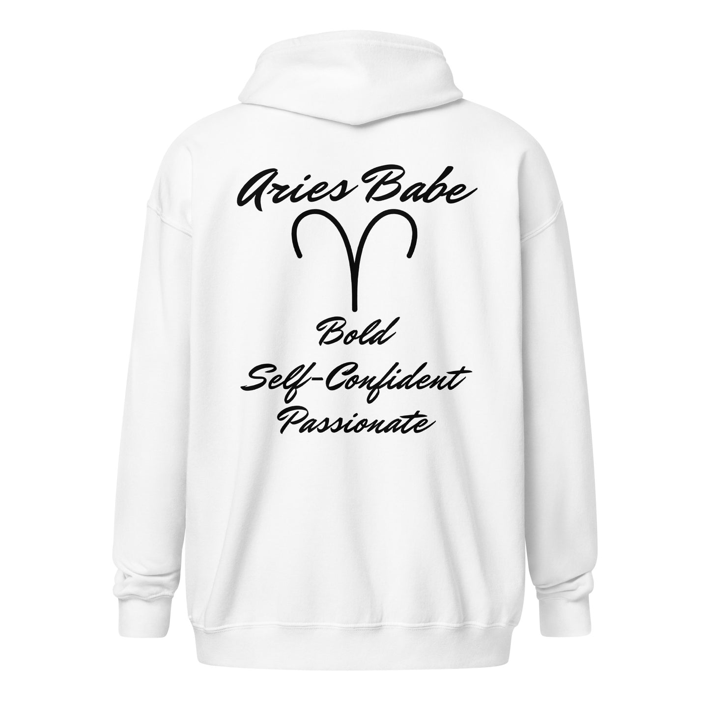 “Aries Babe” Unisex Zip Hoodie