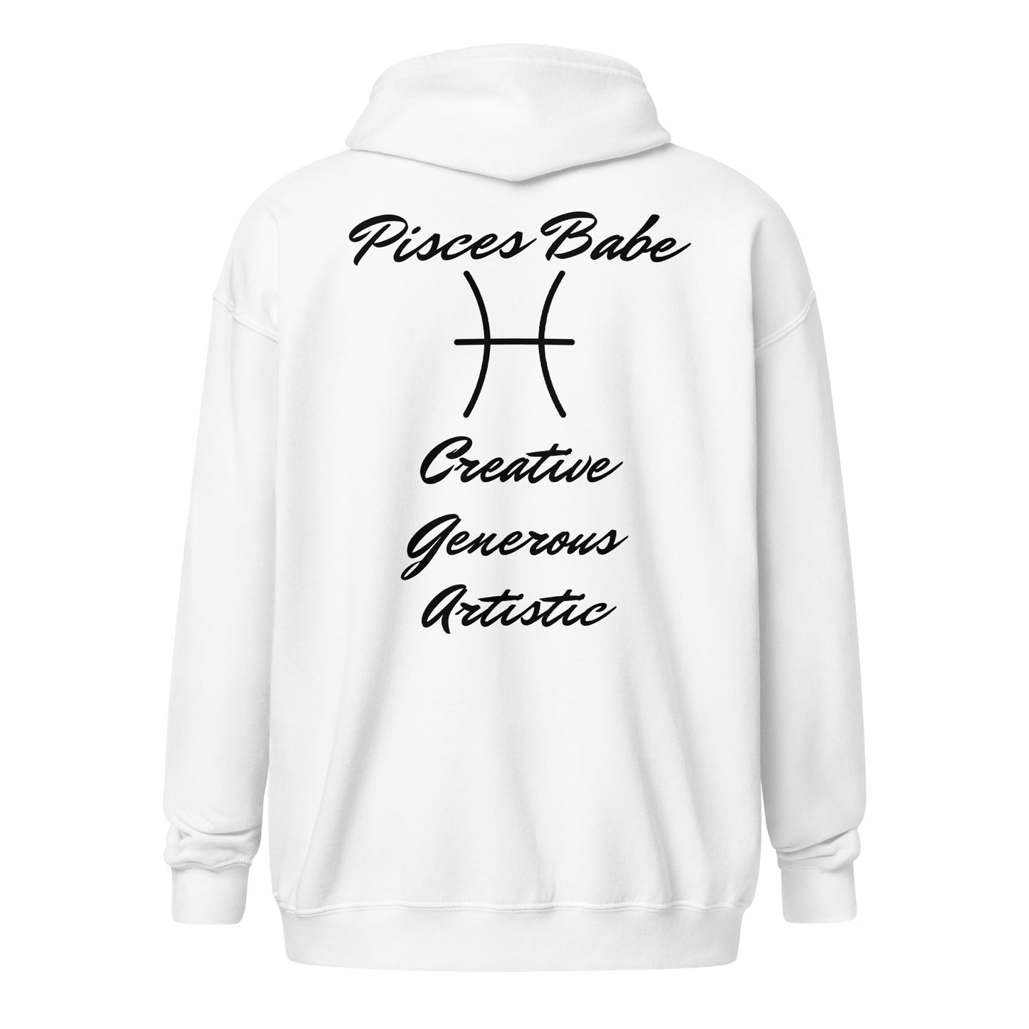 “Pisces Babe” Unisex Zip Hoodie