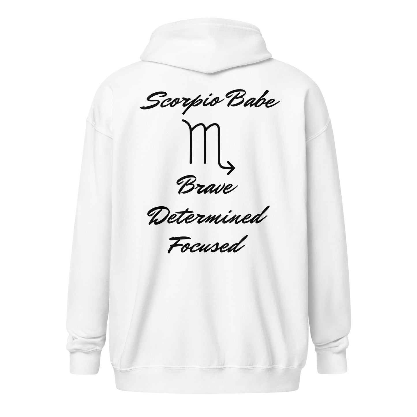 “Scorpio Babe” Unisex Zip Hoodie