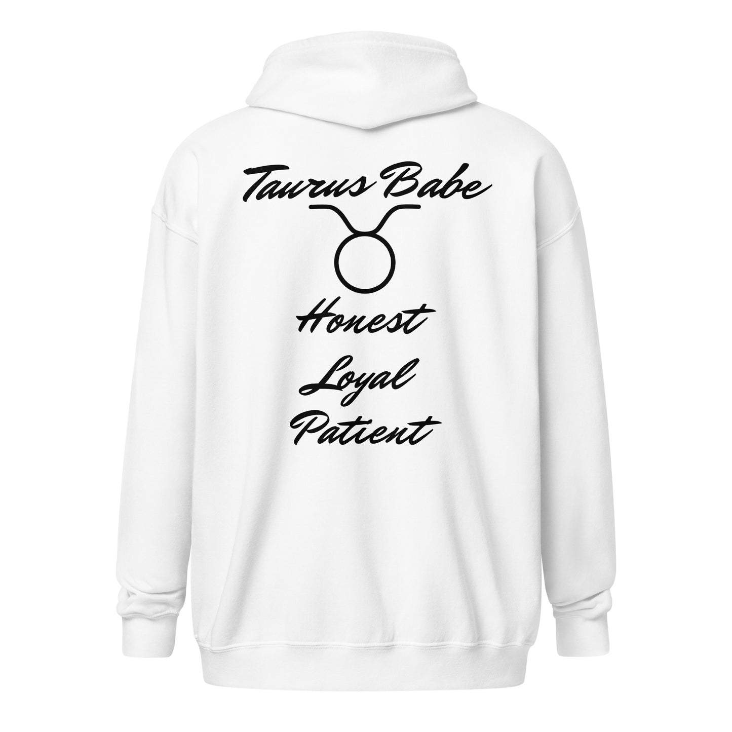“Taurus Babe” Unisex Zip Hoodie