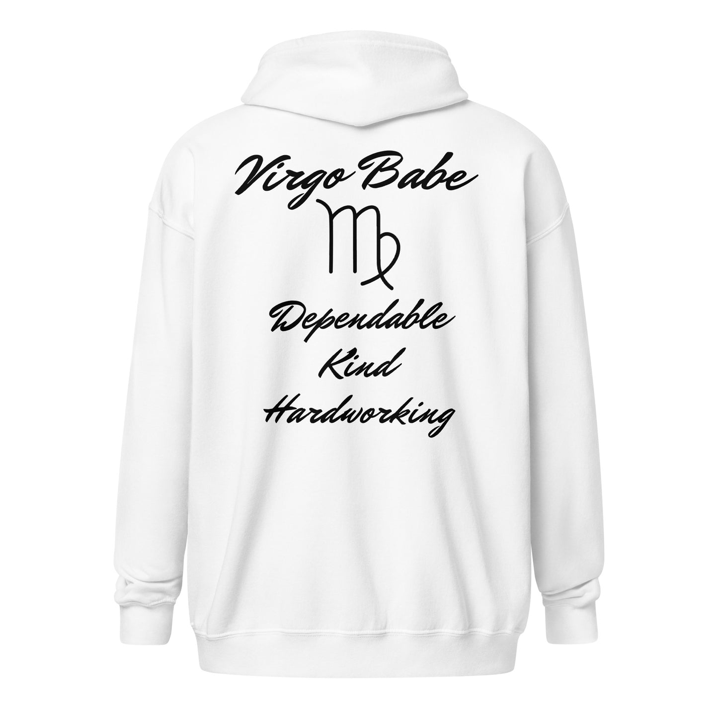 “Virgo Babe” Unisex Zip Hoodie