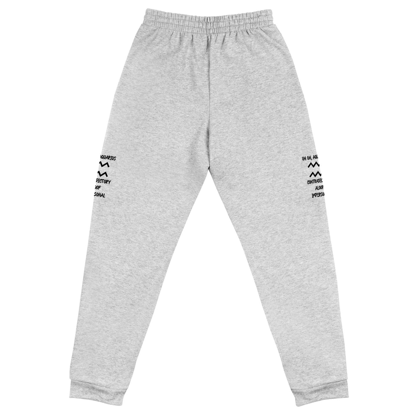 “Uh Oh, Aquarius” Unisex Joggers