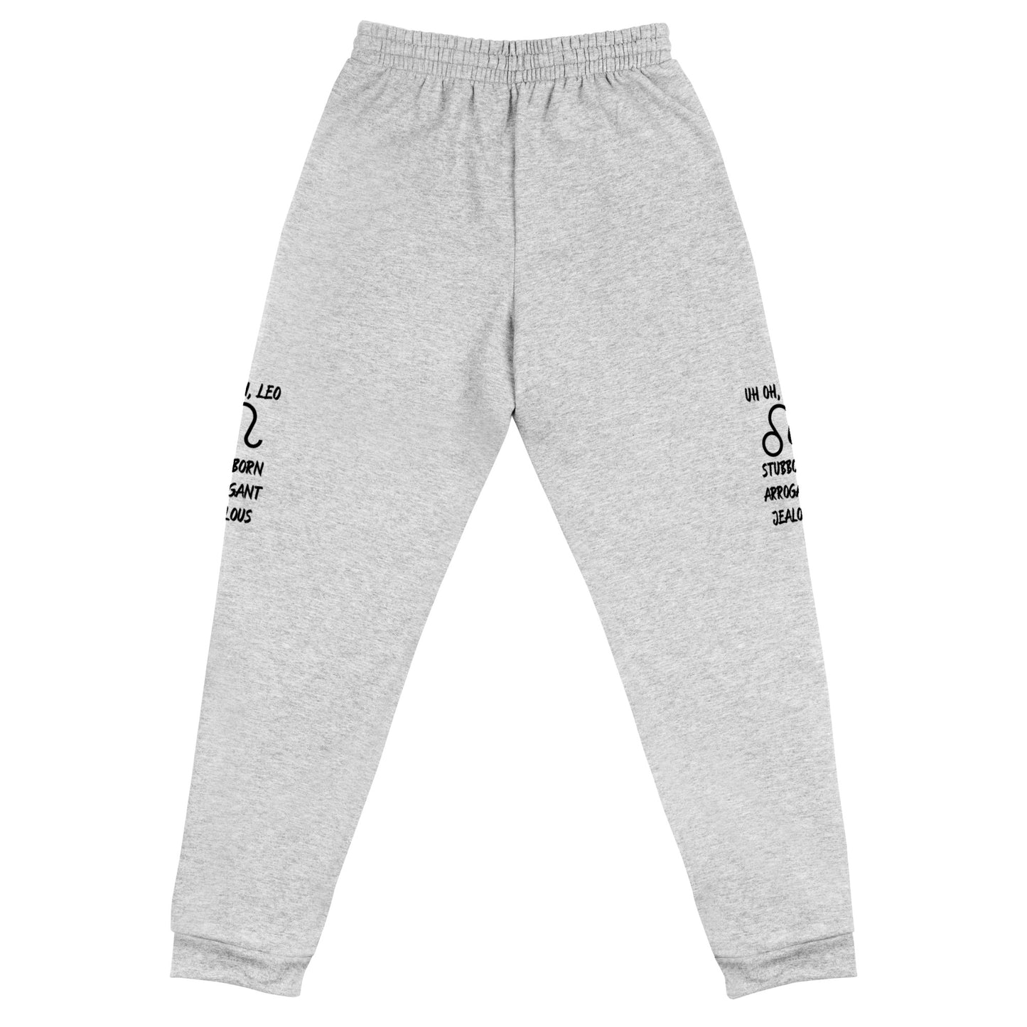 “Uh Oh, Leo” Unisex Joggers