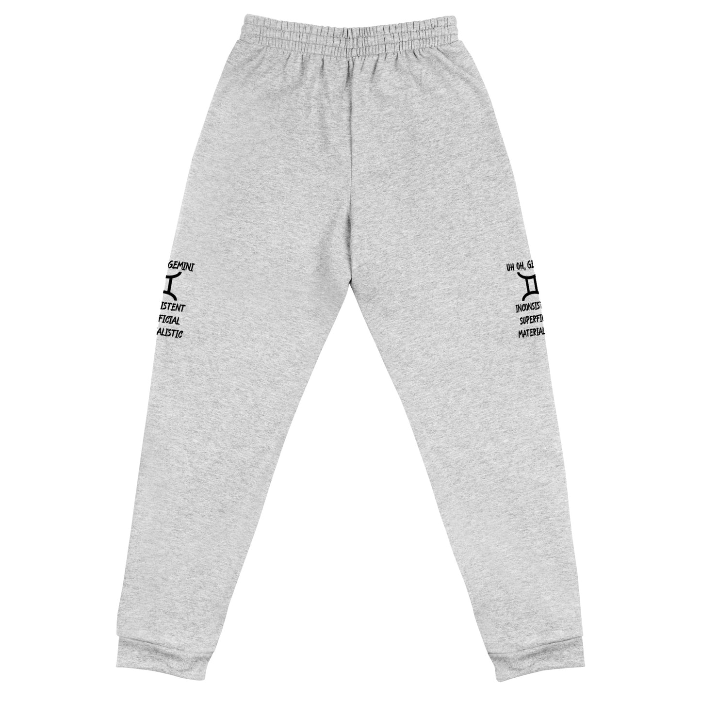 “Uh Oh, Gemini” Unisex Joggers