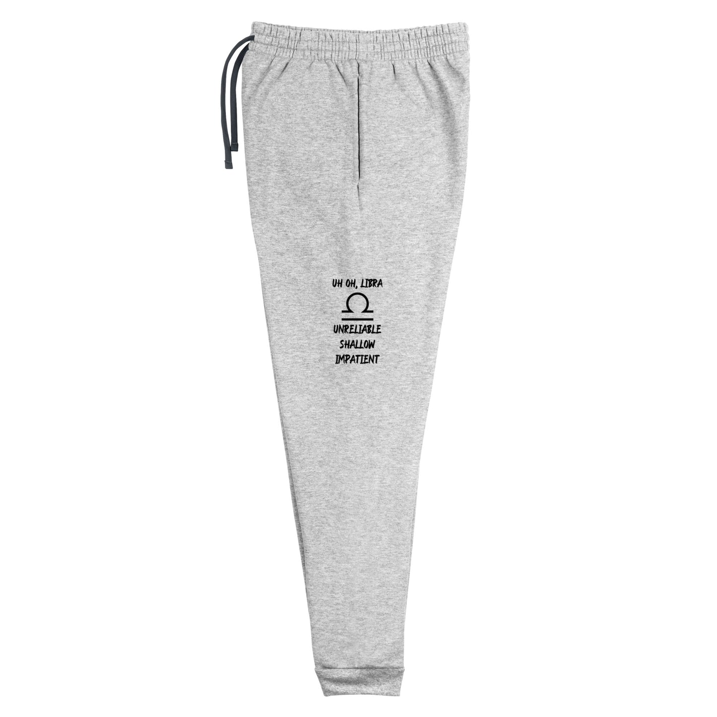 “Uh Oh, Libra” Unisex Joggers