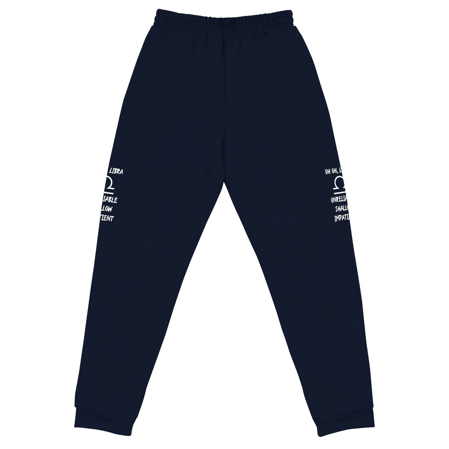 “Uh Oh, Libra” Unisex Joggers