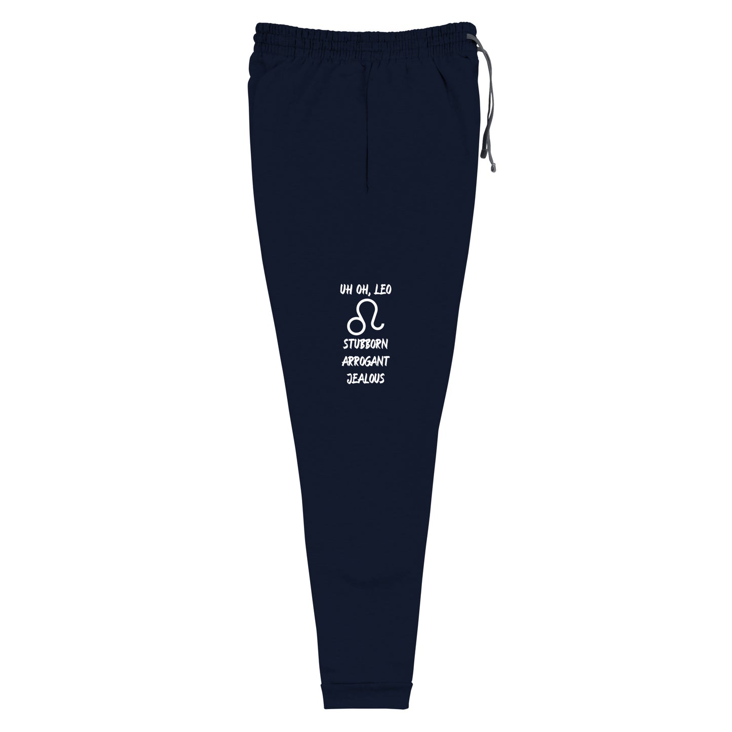 “Uh Oh, Leo” Unisex Joggers