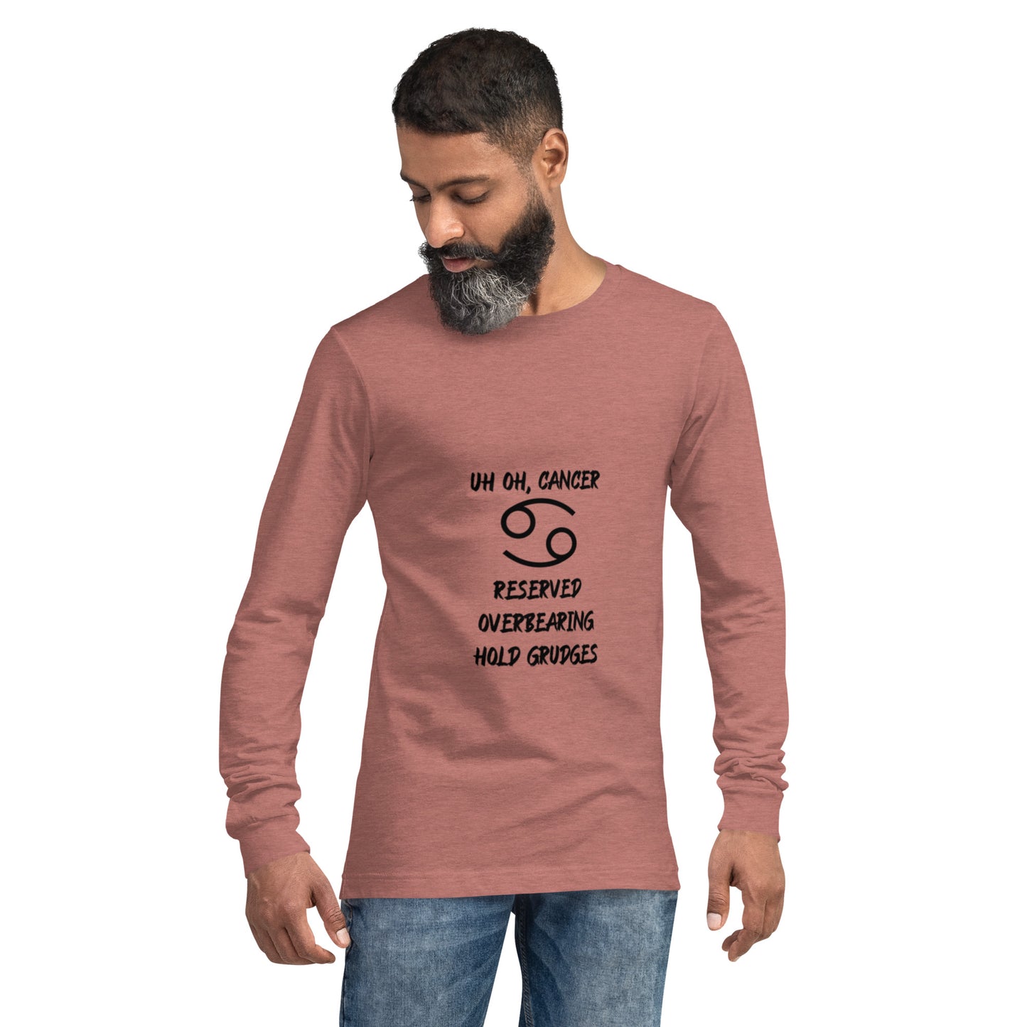 “Uh Oh, Cancer” Unisex Long Sleeve Tee