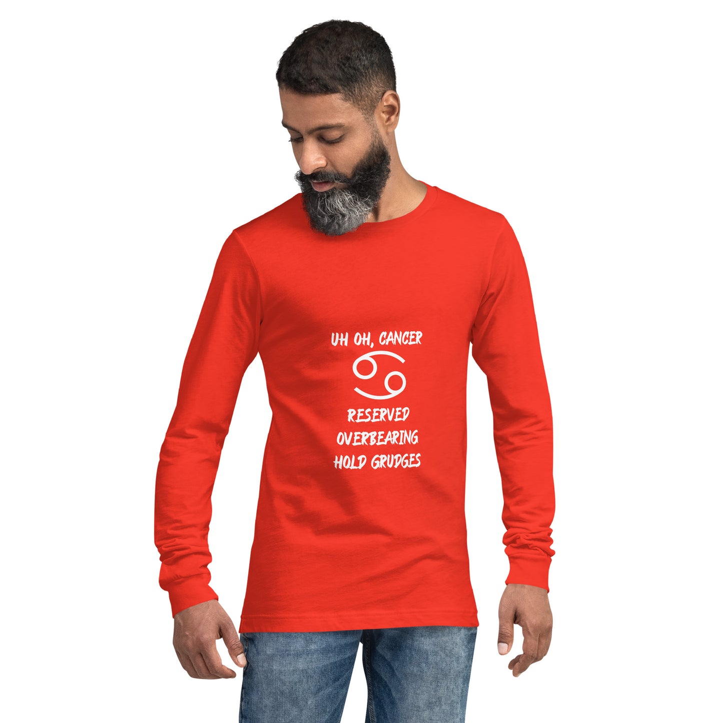 “Uh Oh, Cancer” Unisex Long Sleeve Tee