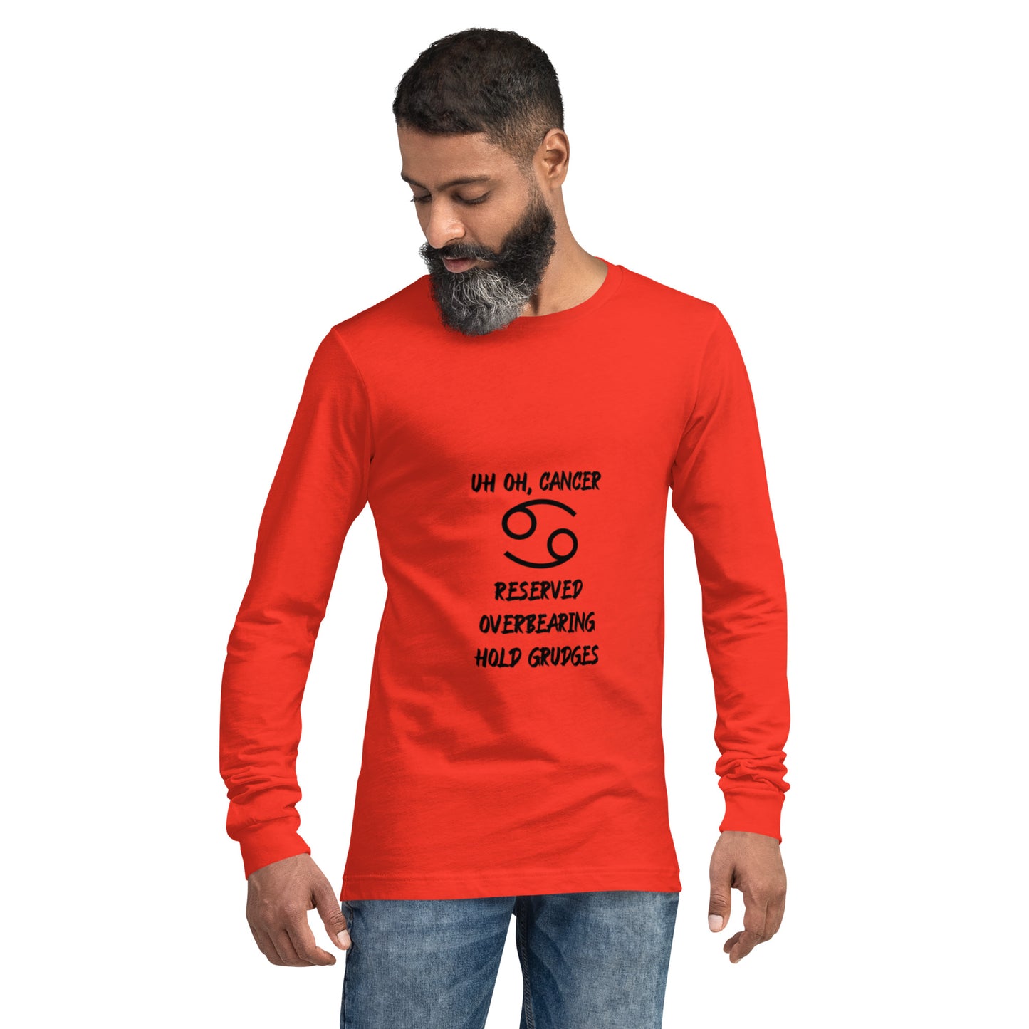 “Uh Oh, Cancer” Unisex Long Sleeve Tee
