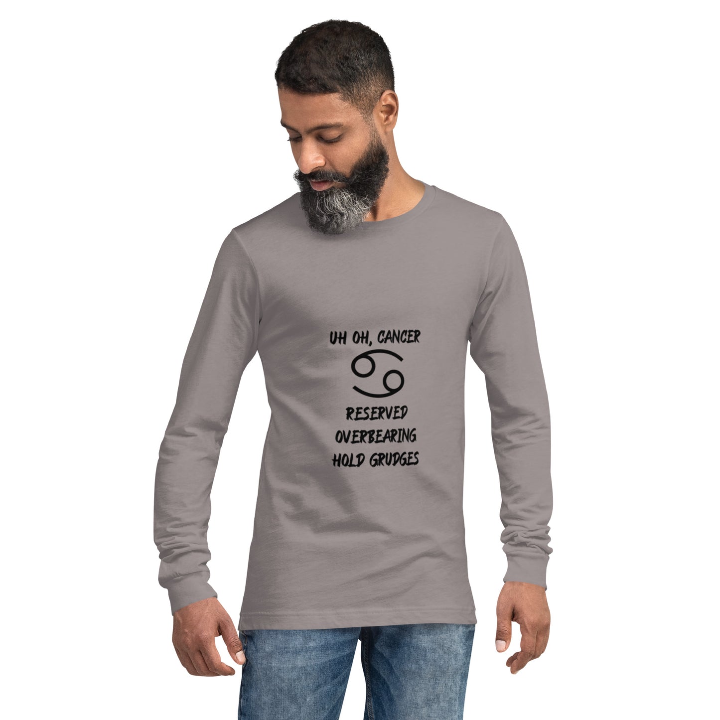 “Uh Oh, Cancer” Unisex Long Sleeve Tee