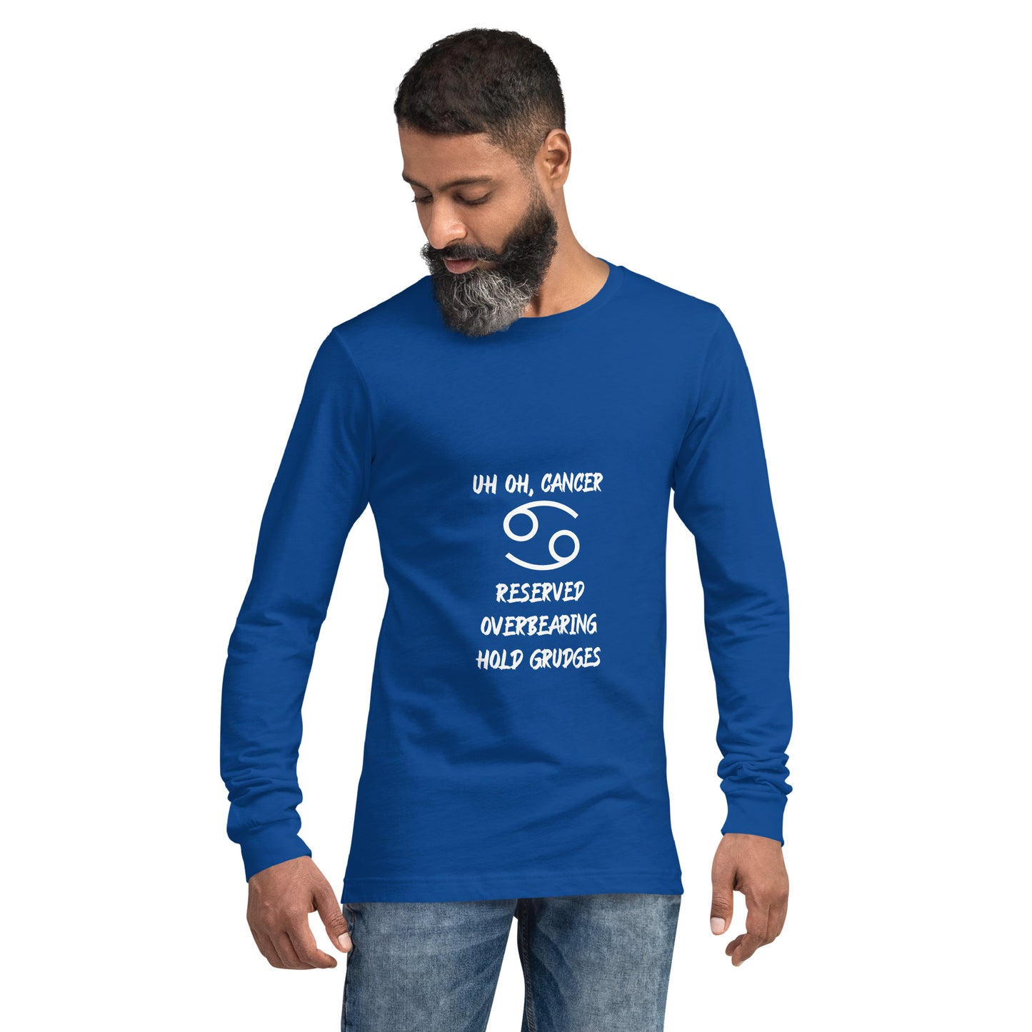 “Uh Oh, Cancer” Unisex Long Sleeve Tee