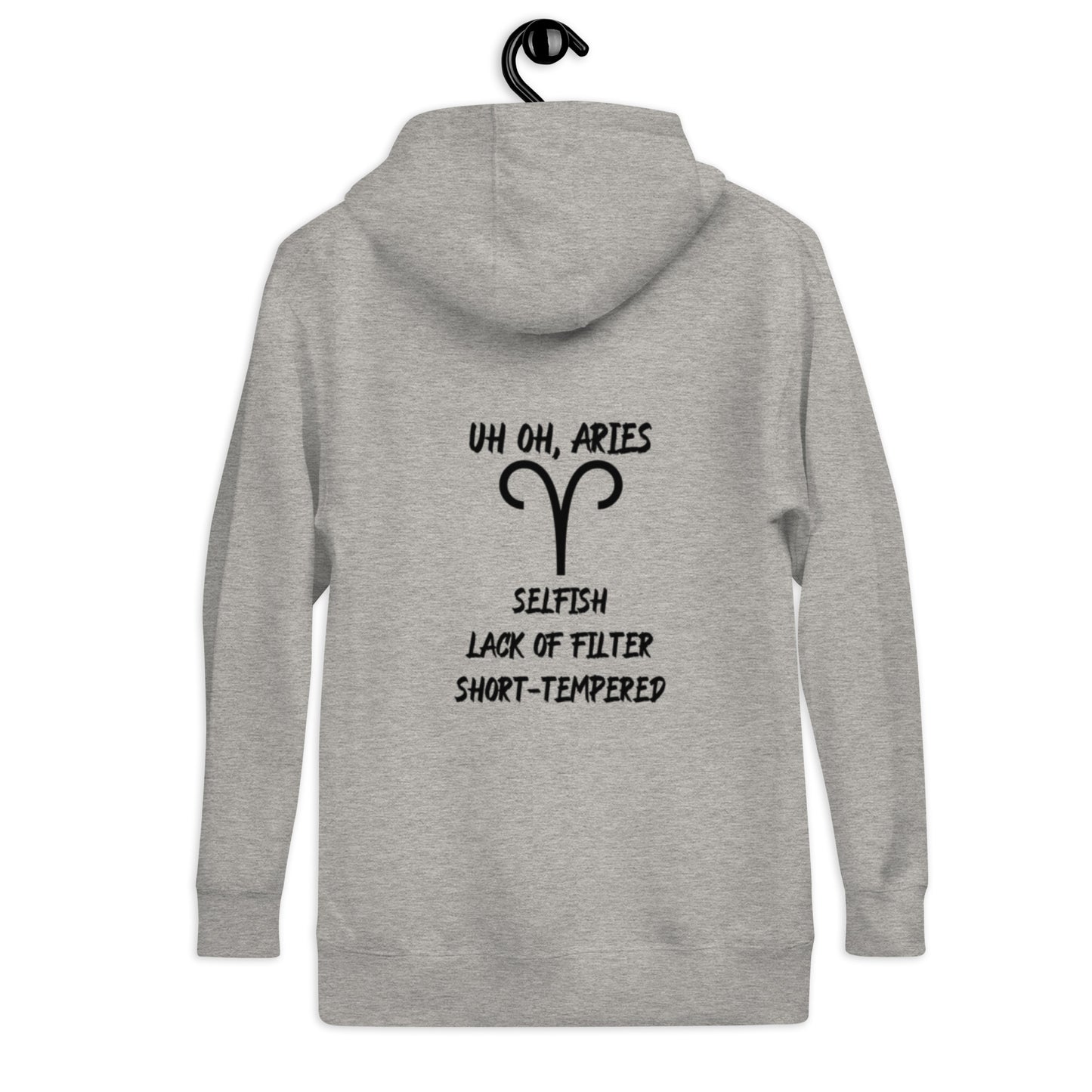 “Uh Oh, Aries” Unisex Hoodie