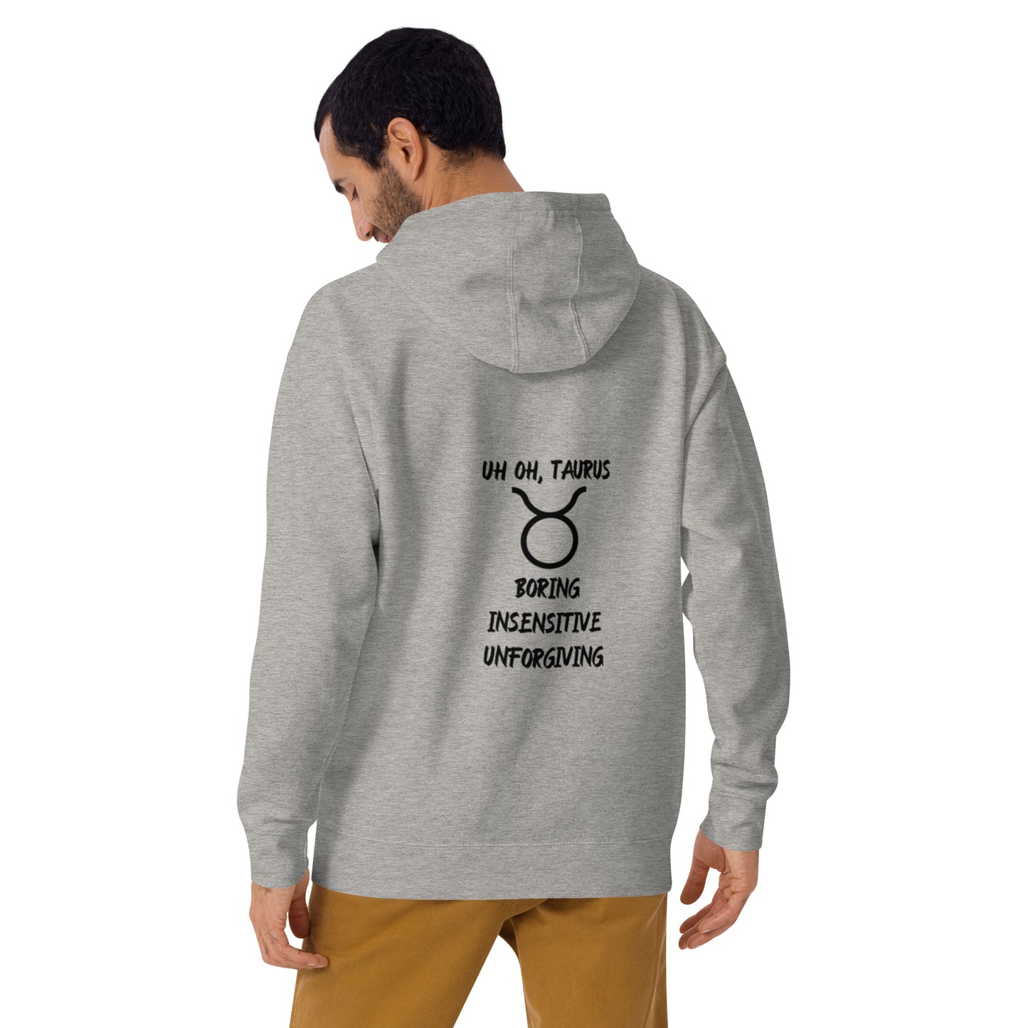 “Uh Oh, Taurus” Unisex Hoodie