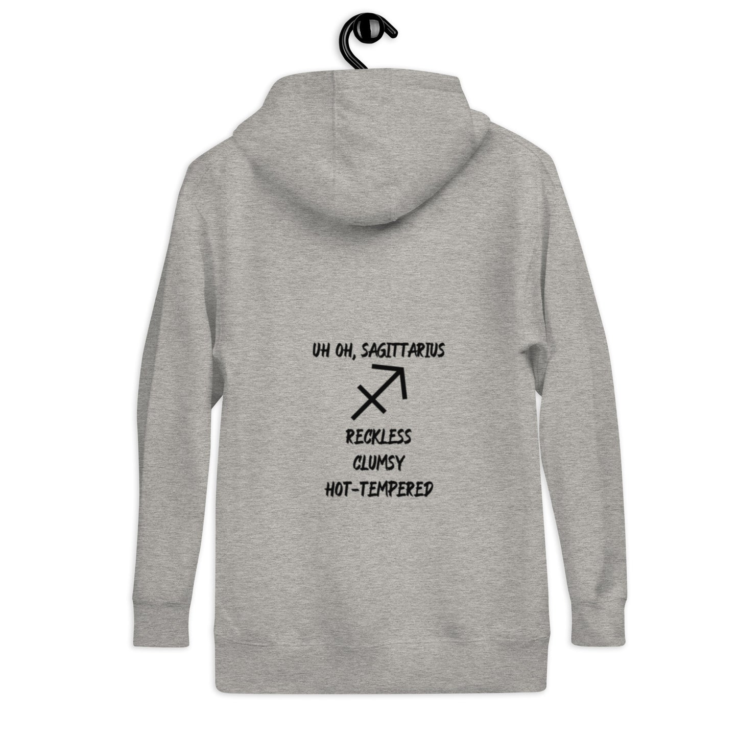 “Uh Oh, Sagittarius” Unisex Hoodie