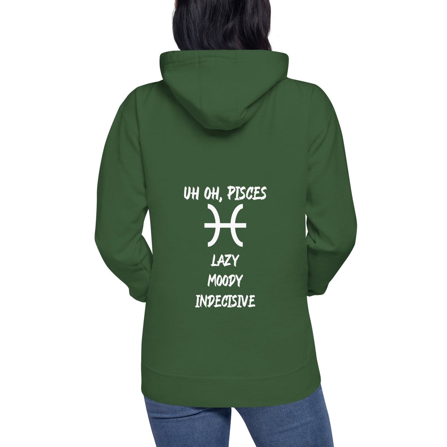 “Uh Oh, Pisces” Unisex Hoodie