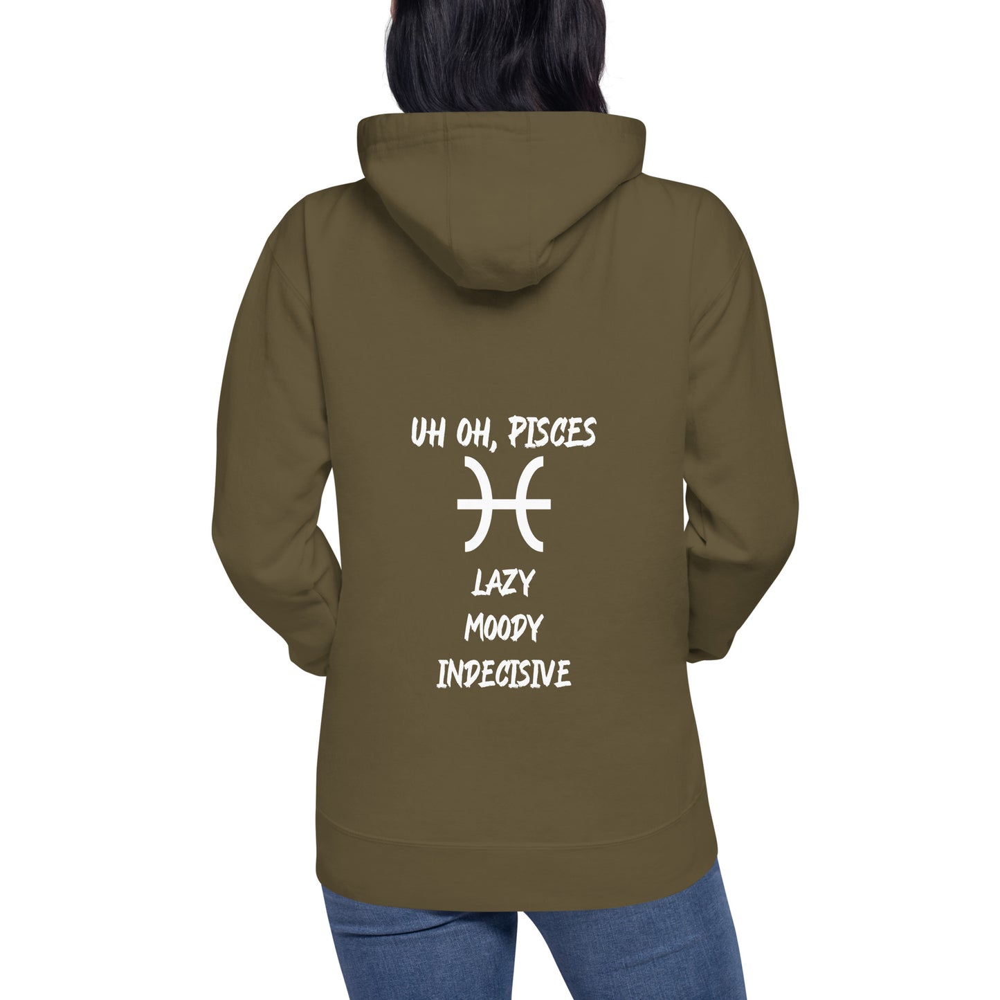 “Uh Oh, Pisces” Unisex Hoodie