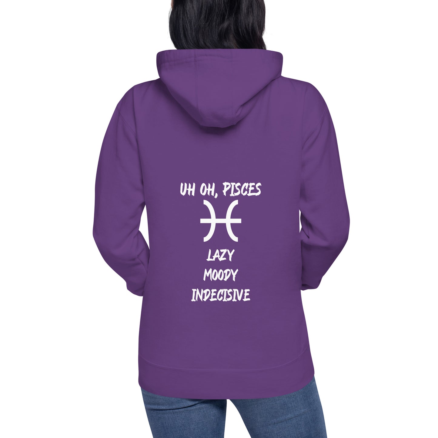 “Uh Oh, Pisces” Unisex Hoodie