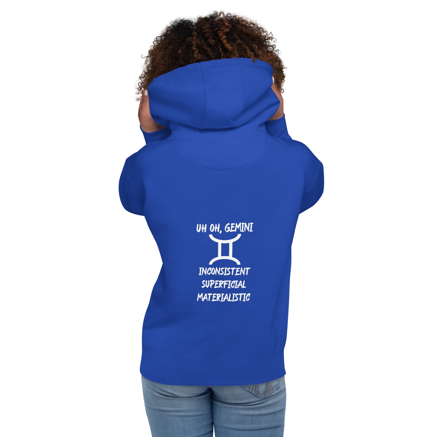 “Uh Oh, Gemini” Unisex Hoodie
