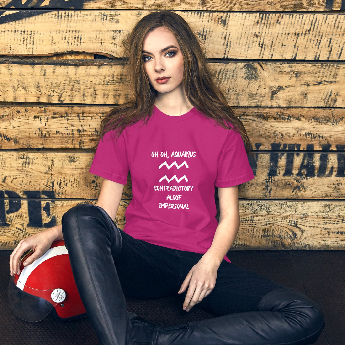 “Uh Oh, Aquarius” Unisex T-Shirt