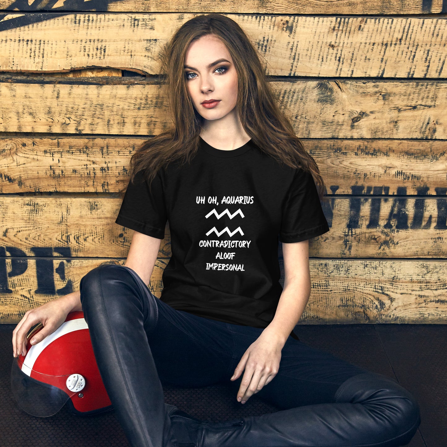 “Uh Oh, Aquarius” Unisex T-Shirt